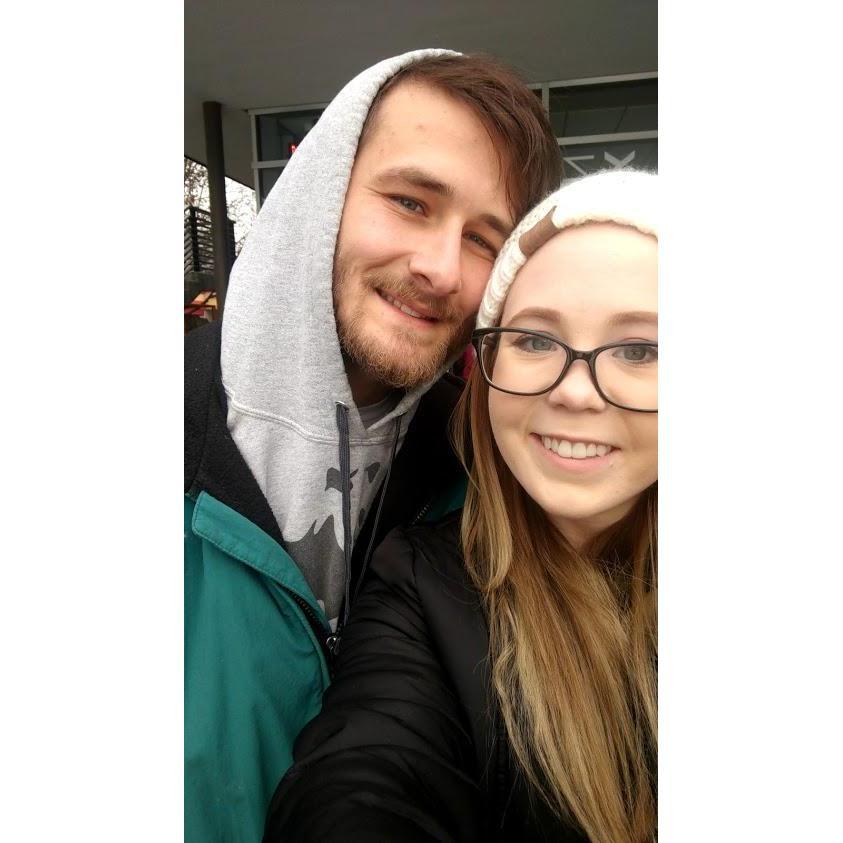 Our first time ice skating!