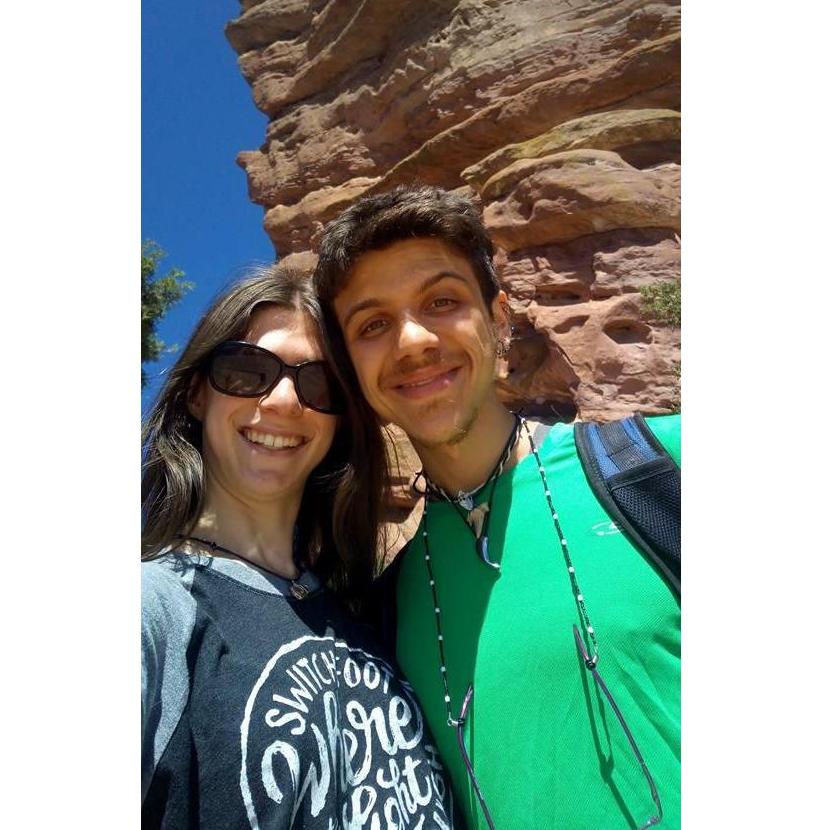 From our Colorado vacation, hiking at red rocks