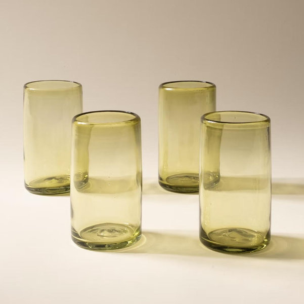 Recycled Handblown Glassware Set of 4
