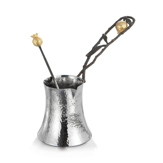 Michael Aram Pomegranate Coffee Pot & Spoon