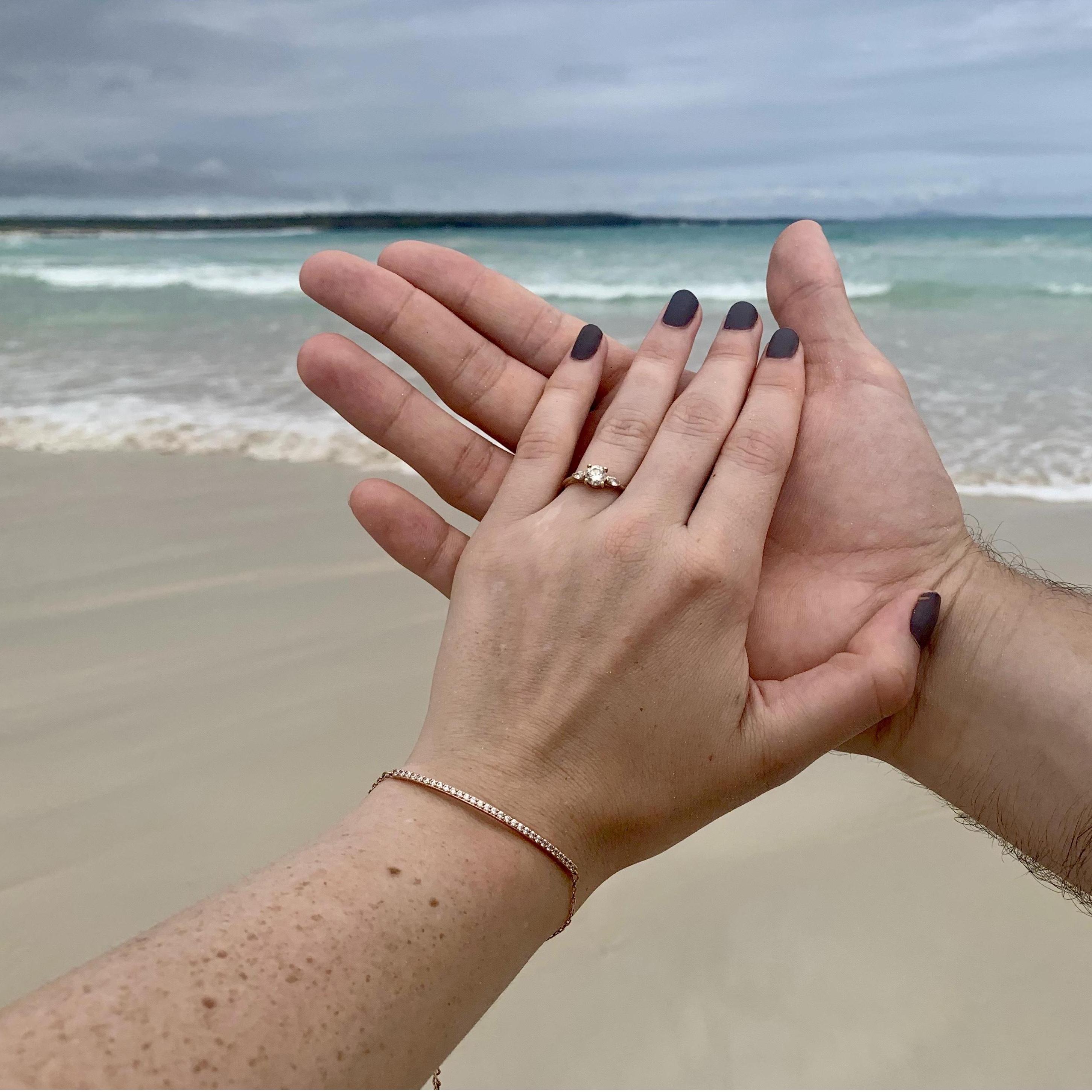 Engagement trip. Galapagos Islands