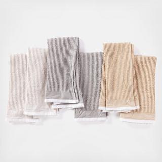 Organic Waffle Kitchen Towel, Set of 6