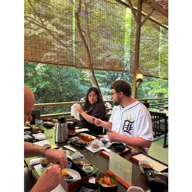 Our lunch while exploring Kyoto, Japan