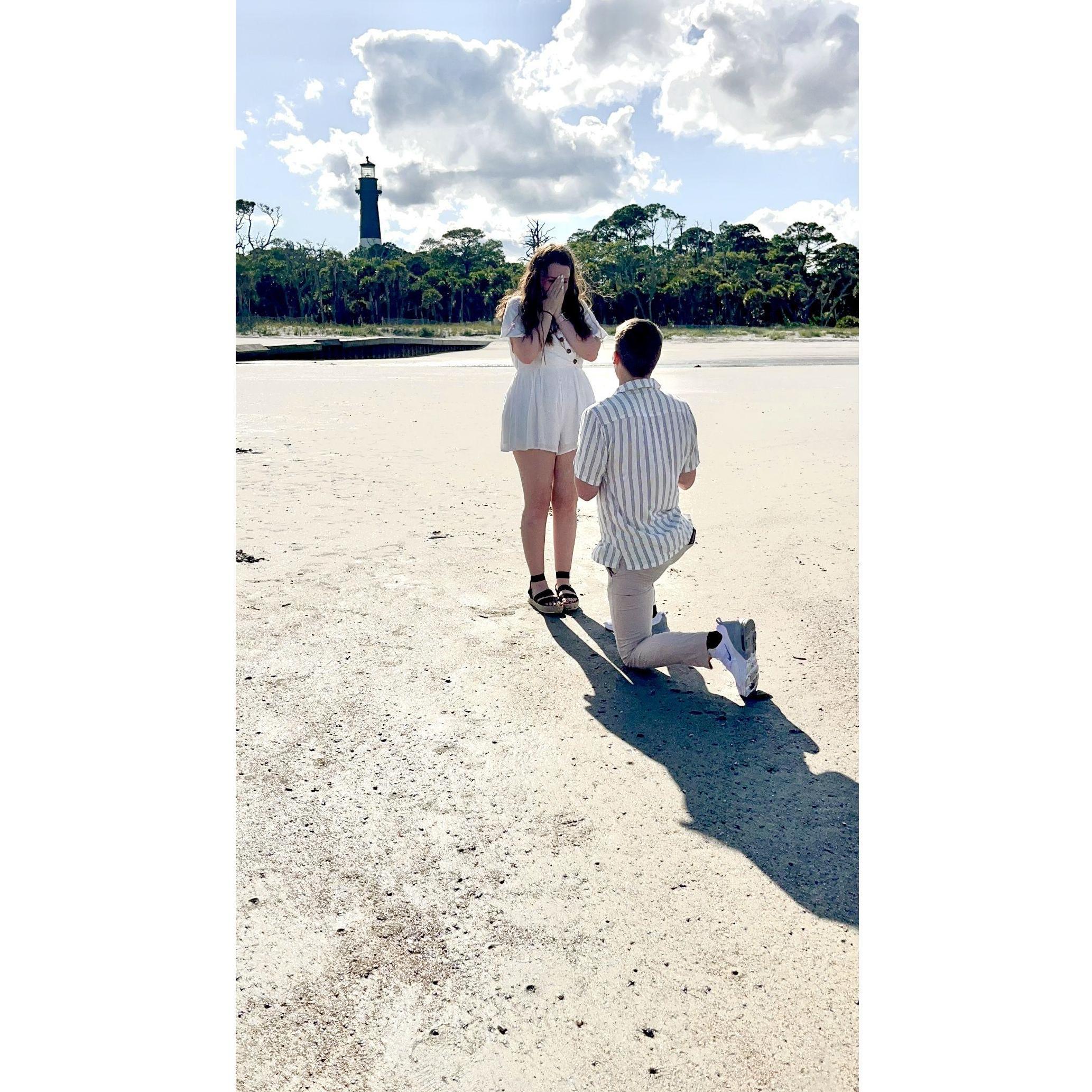 The day she said "yes"