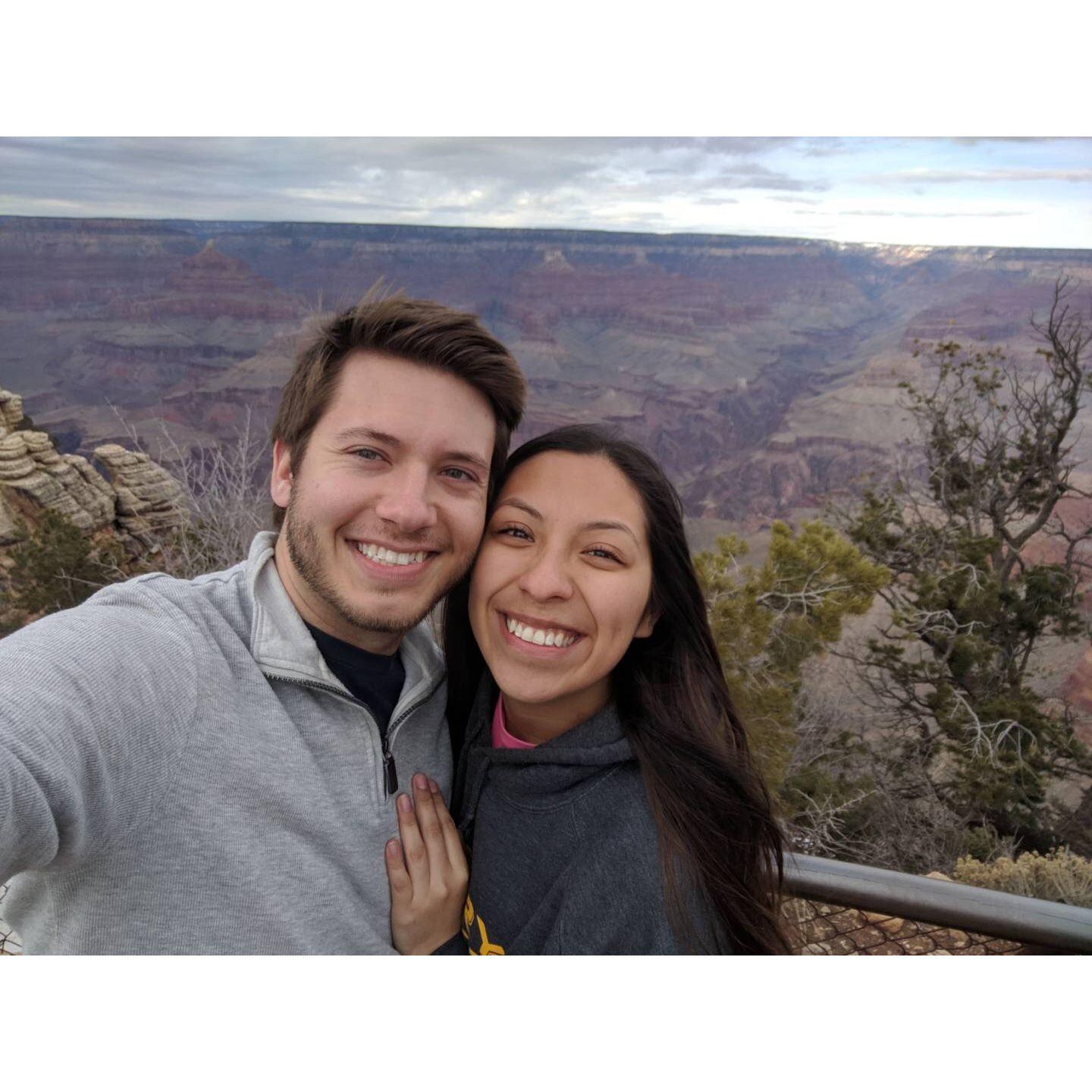 The first trip to the Grand Canyon