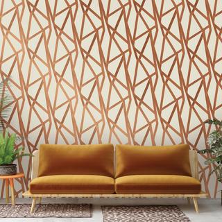 Genevieve Gorder for Tempaper Intersections Wallpaper