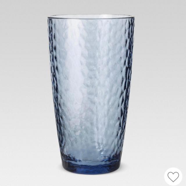 Plastic Textured Tall Tumbler 18oz Blue - Threshold™