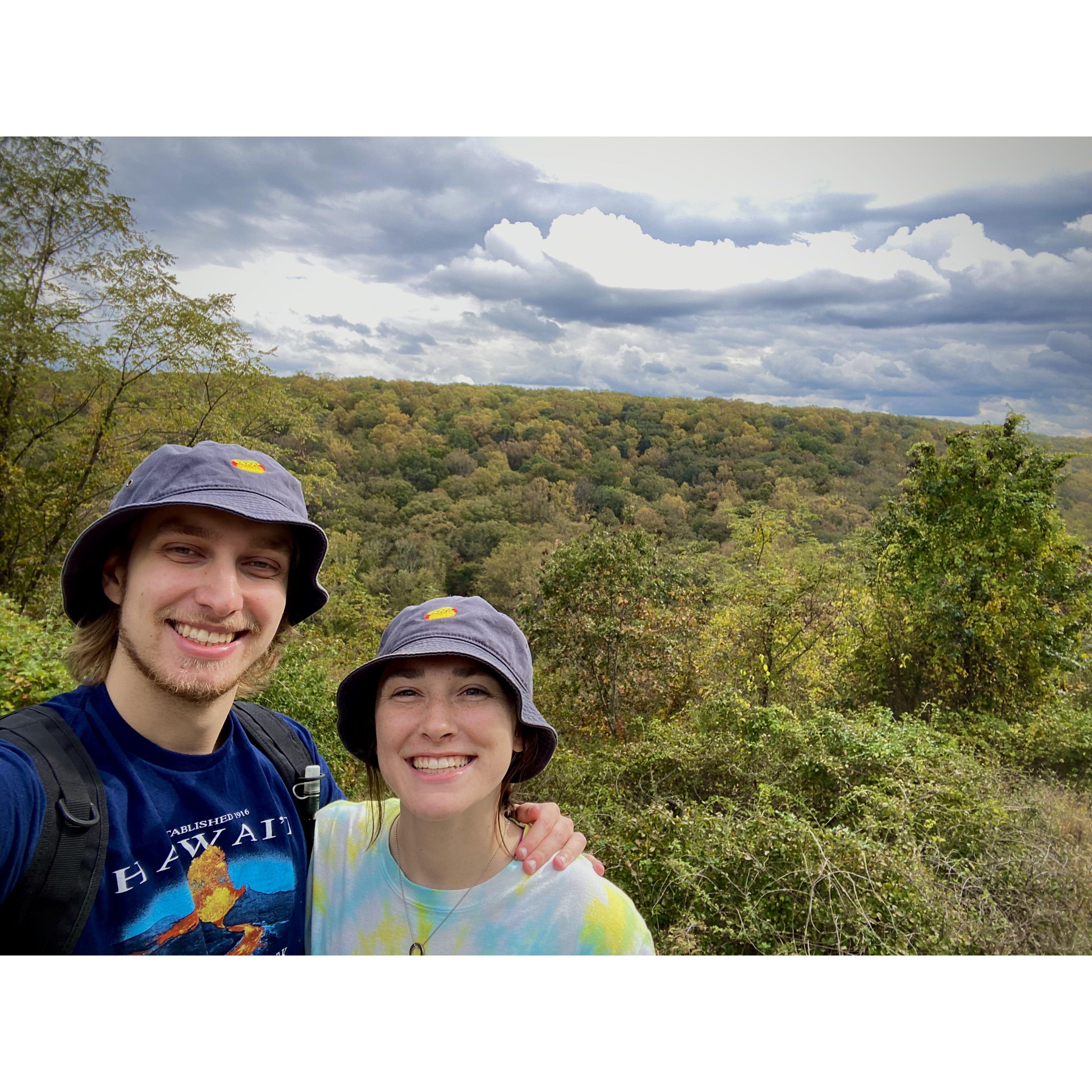 We went on this hike right before we moved into our first apartment together!
