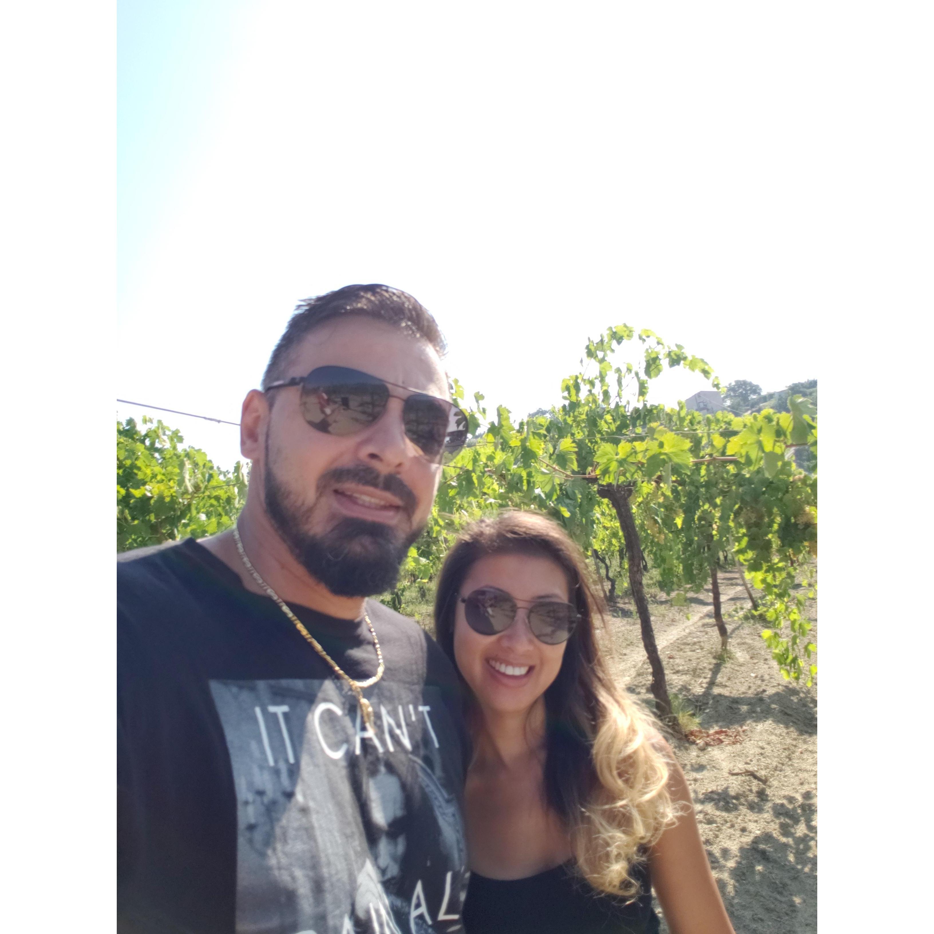 A walk through Zio Libero's Aglianico vineyard