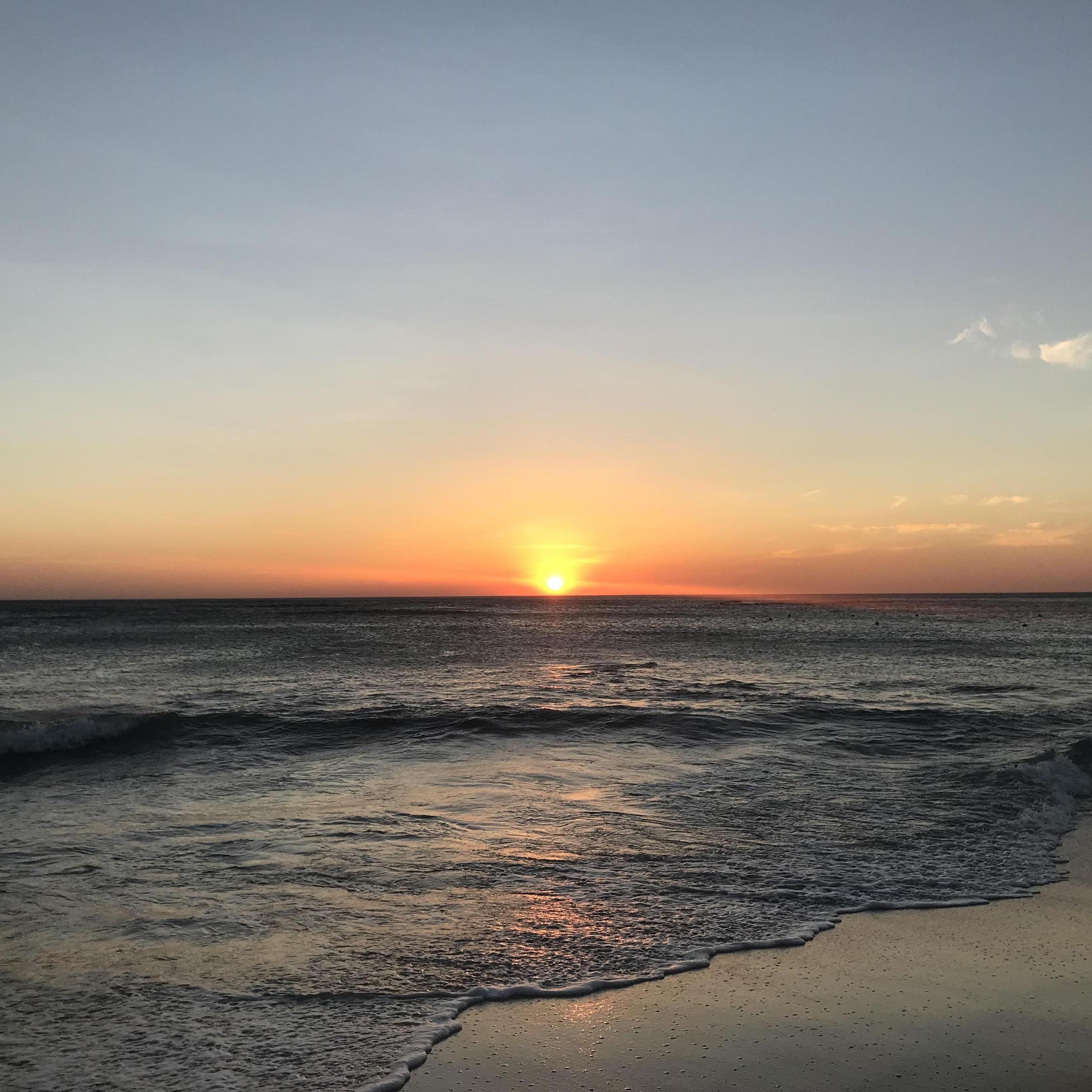Sunset at Guanacaste Coast, Costa Rica.