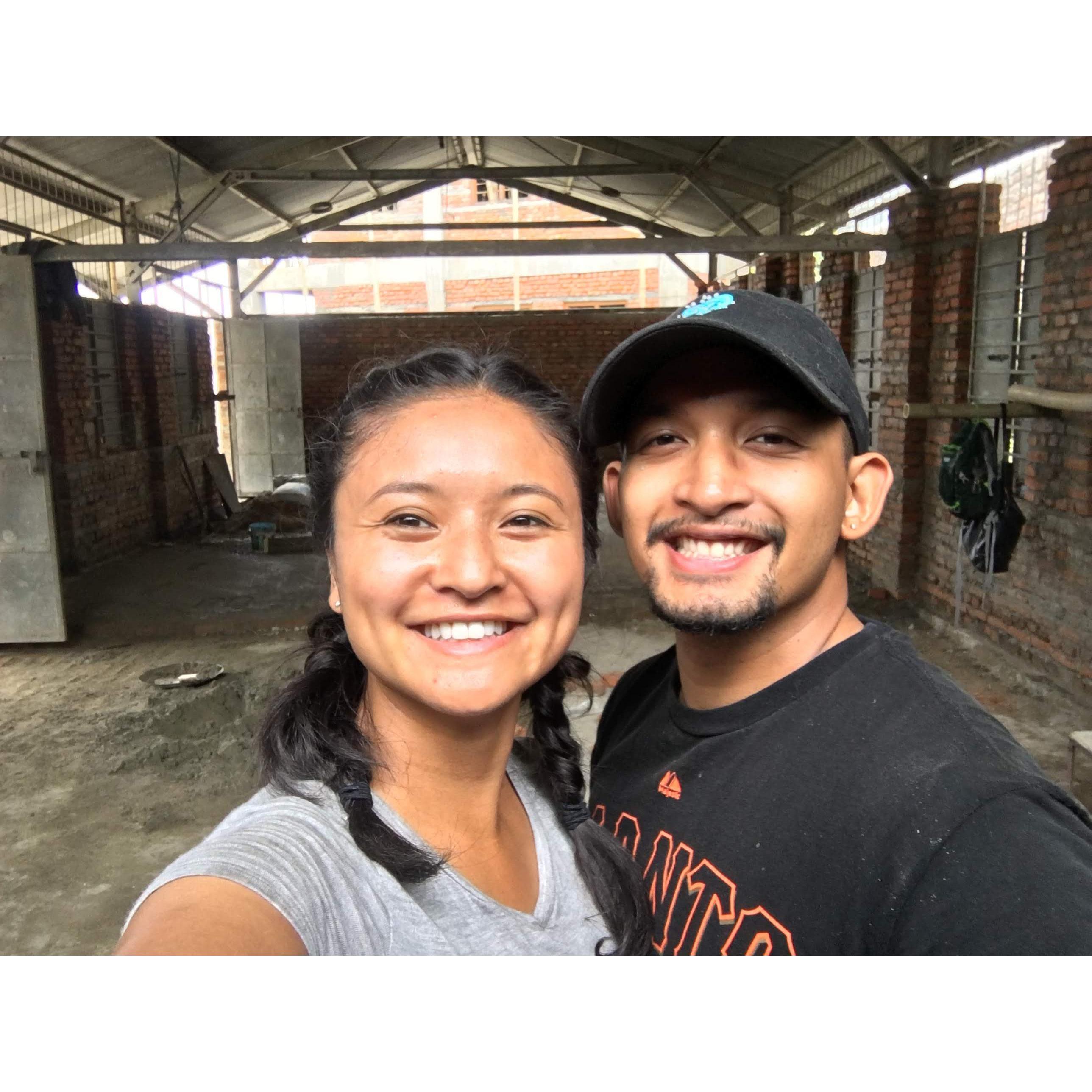 Building up the world with you.
Nepal July 2017