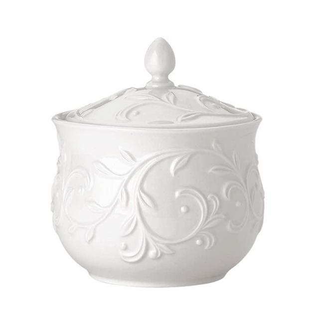 Lenox Opal Innocence Carved Sugar Bowl -