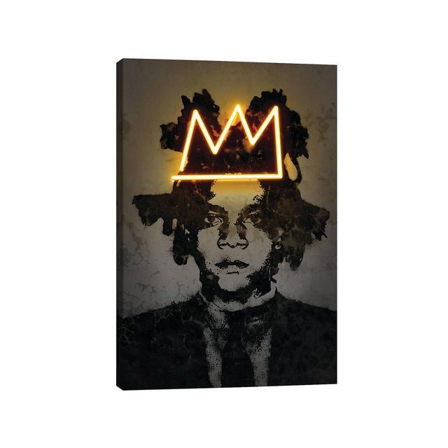 18" x 12" Basquiat by Octavian Mielu Unframed Wall Canvas Print - iCanvas