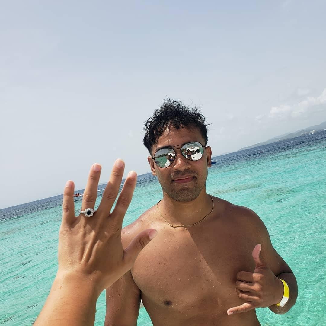 Aug 29, 2021 when Angelo proposed while they were on a snorkeling trip!