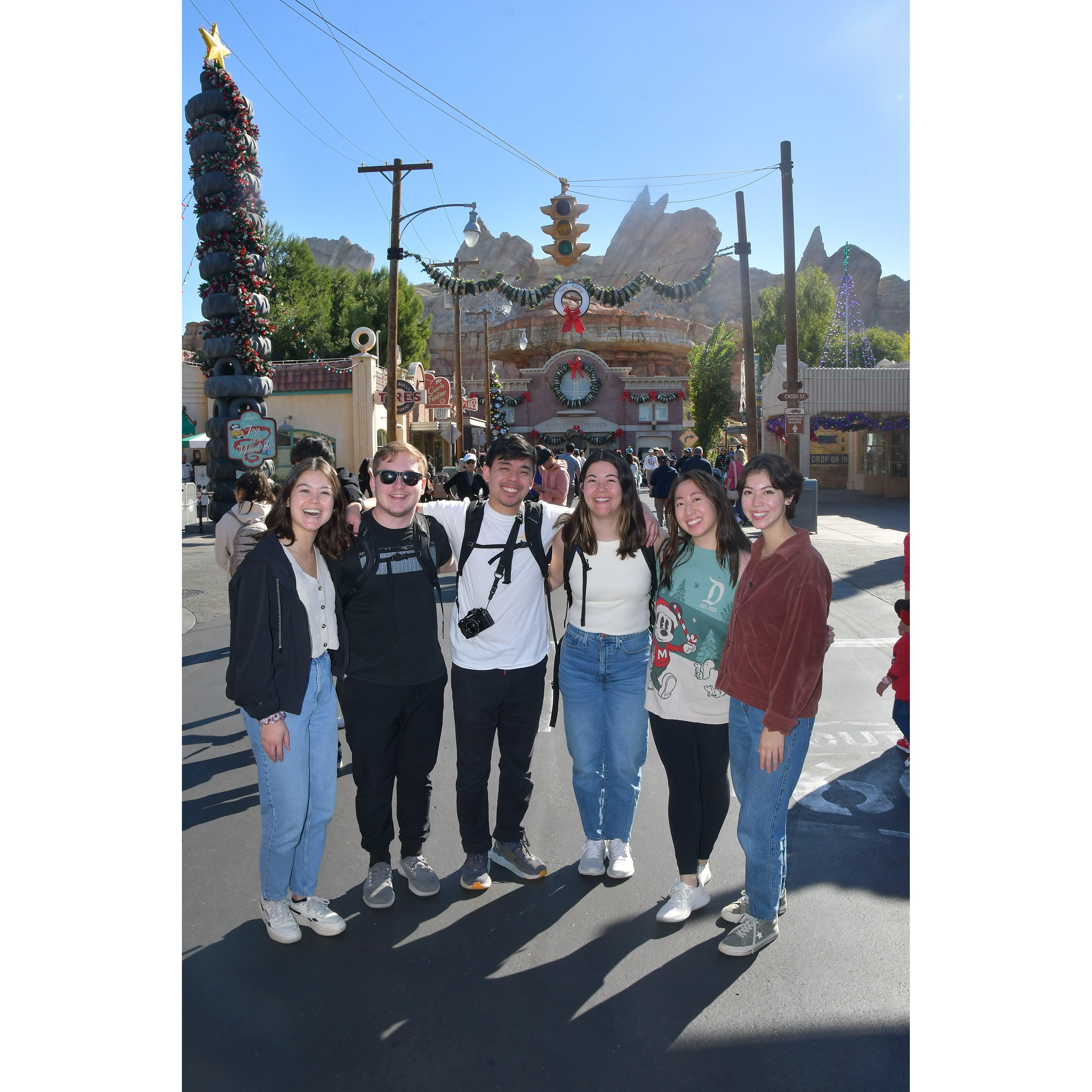 Disneyland with Natalie, Nate, Chloe, and Meghan!