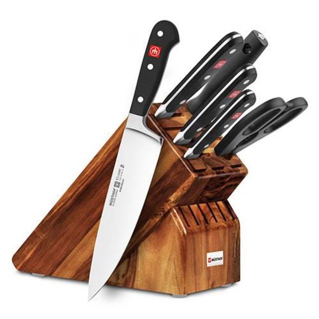 Wusthof Classic 7-piece Knife Block Sets - Acacia