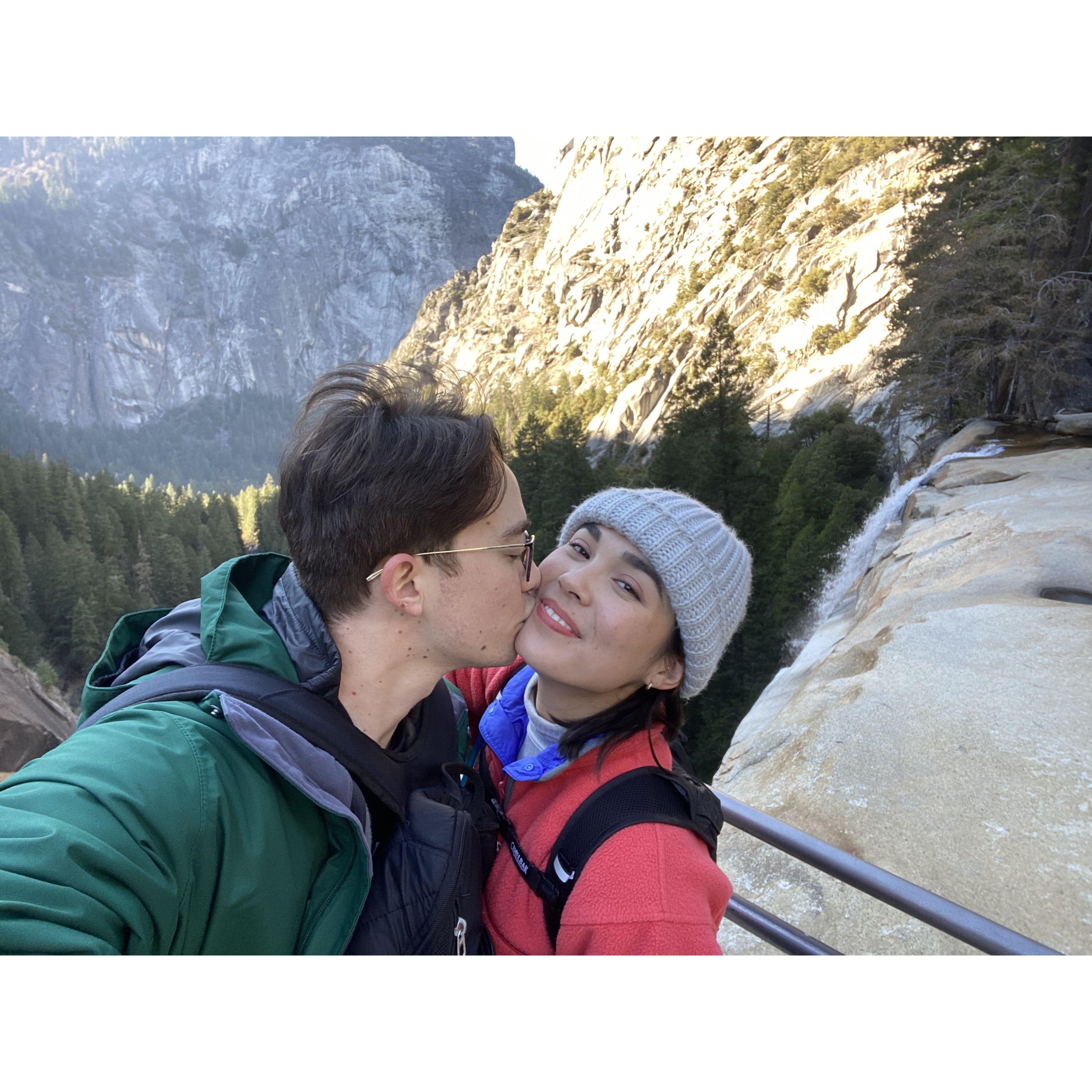 And then COVID brought us both back to California. A much needed trip to Yosemite to get out of isolation!