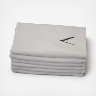 Monogram Guest Towel, Set of 6