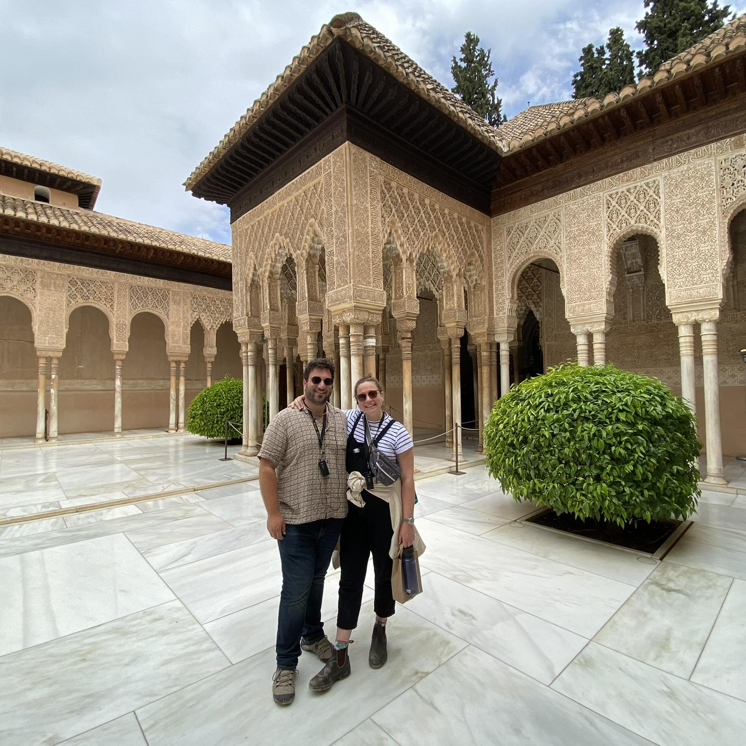 The Alhambra in Granada. One of our few non-selfies from the trip. Grace has the optimism/delusion that she will grow a garden as beautiful as the gardens at the Alhambra. We’ll see if that happens.