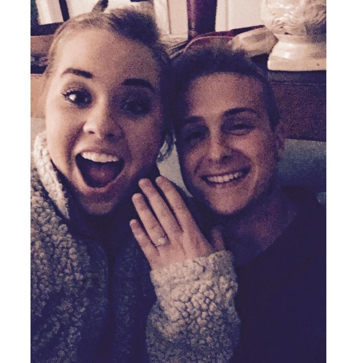 The night he proposed!!💕