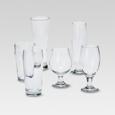 6pc Assorted Beer Glasses Set - Threshold™