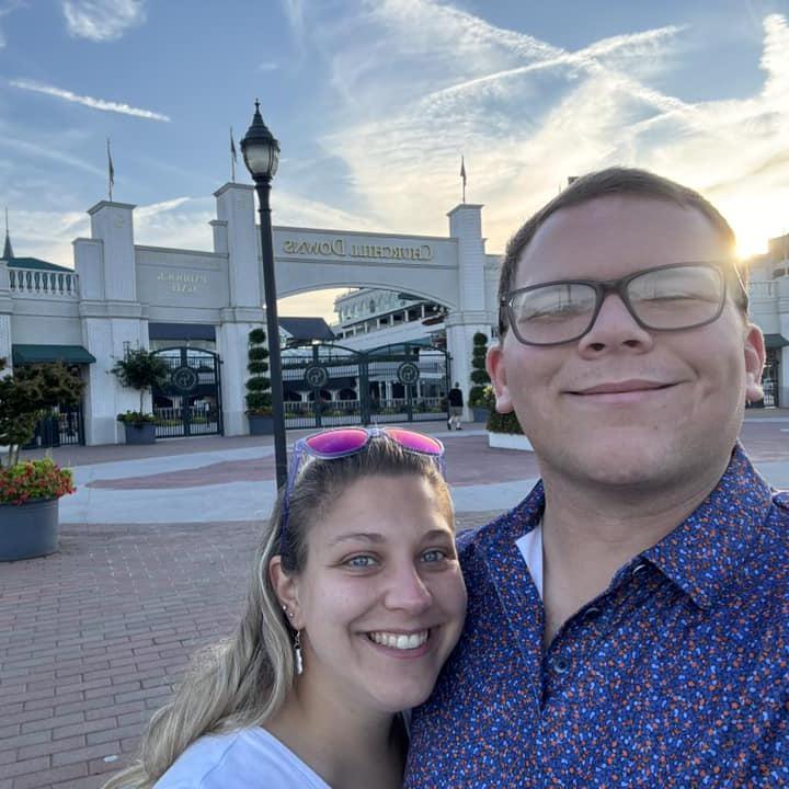 Our first selfie in Louisville!