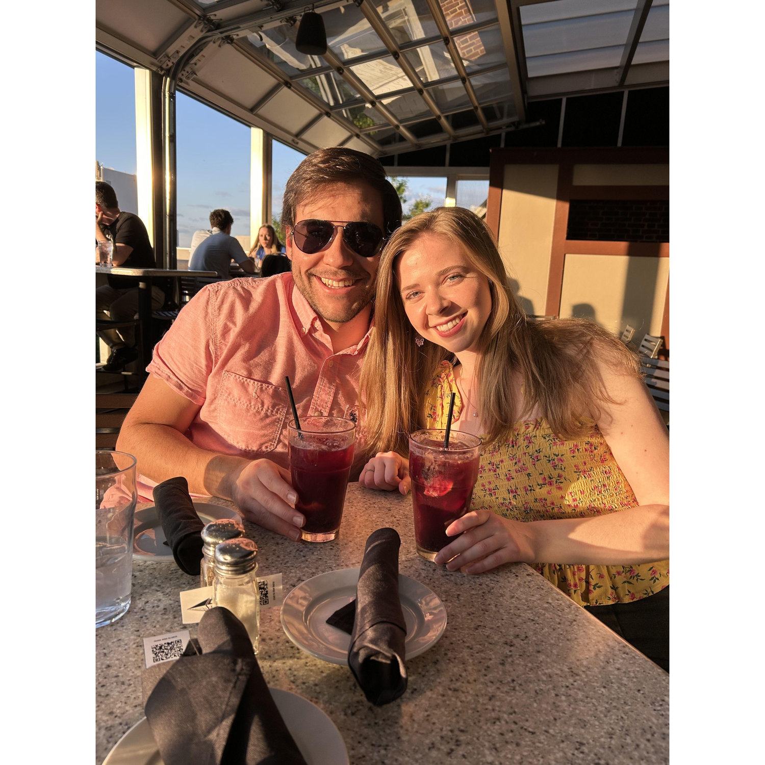Grace turned 21 with sangria!