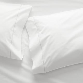 Organic Percale 400 Thread Count Pillowcases, Set of 2