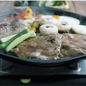 Korean BBQ Nonstick Grill Pan (black)