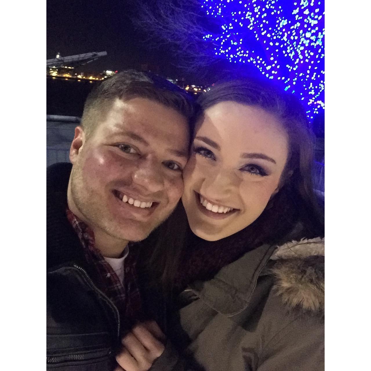Our first Valentine's Day together