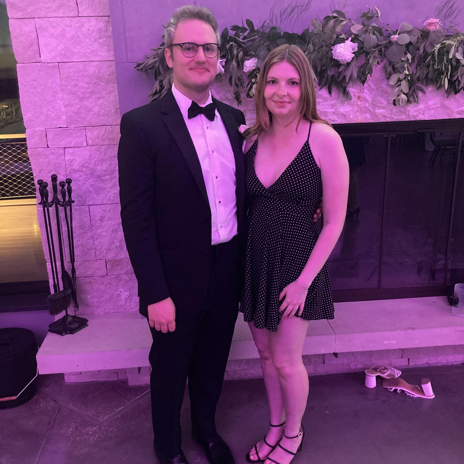 At Jordan's sister's wedding - so handsome!