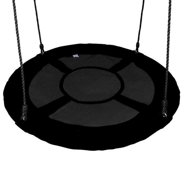 100cm/40 Disc Giant Nest Web Rope Hanging Tree Swing Seat Set Heavy Duty Easy to Set Up for Kids Children Adult Outdoor Backyard Garden Large Size