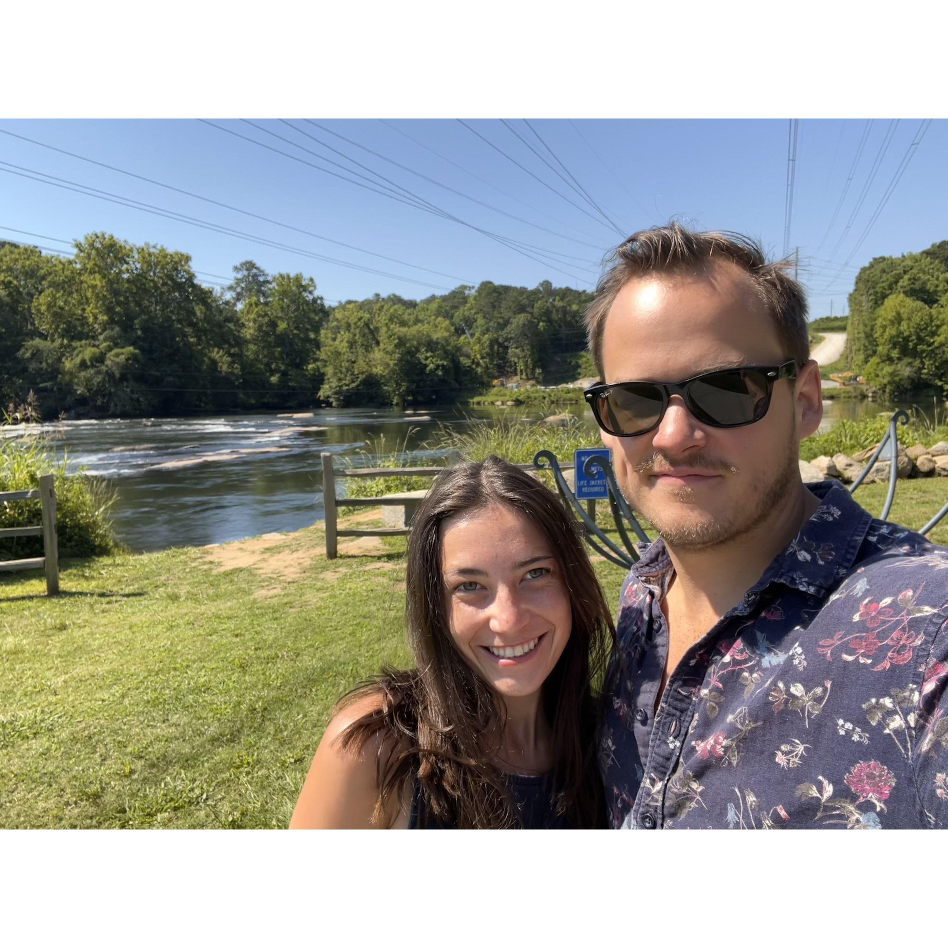 Saluda riverwalk where we had our first date!