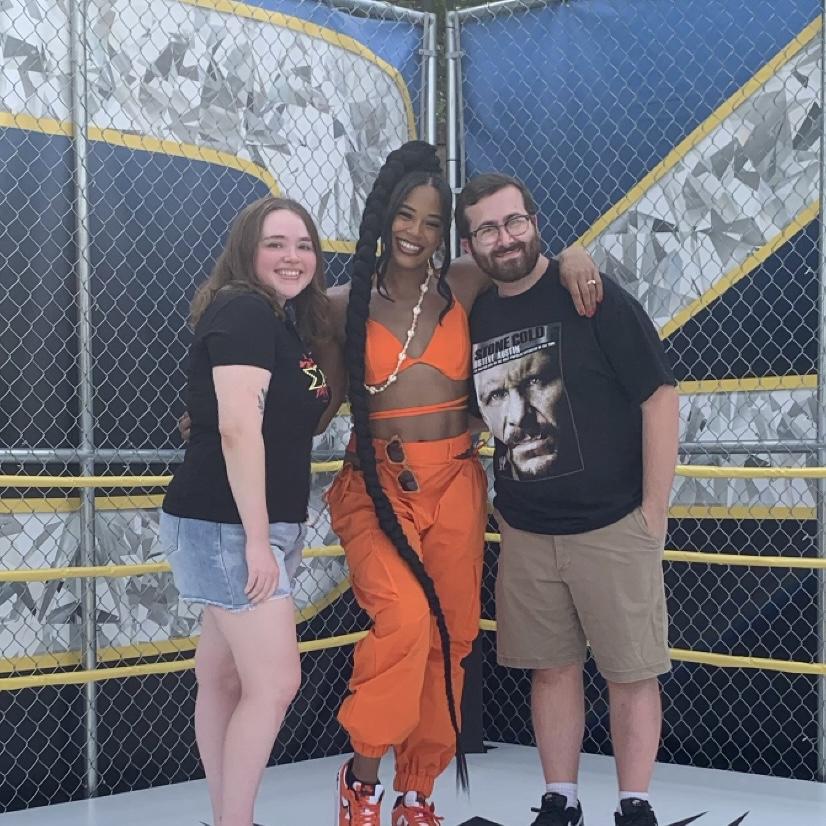 Meeting Bianca Belair. August 2024.