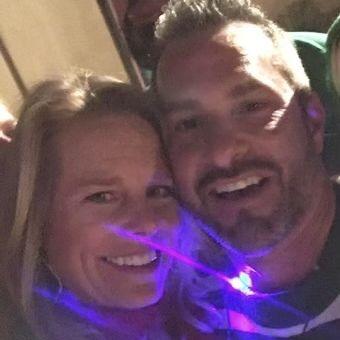 The first night we met in Arizona at the Ugly Sweater Christmas Party!