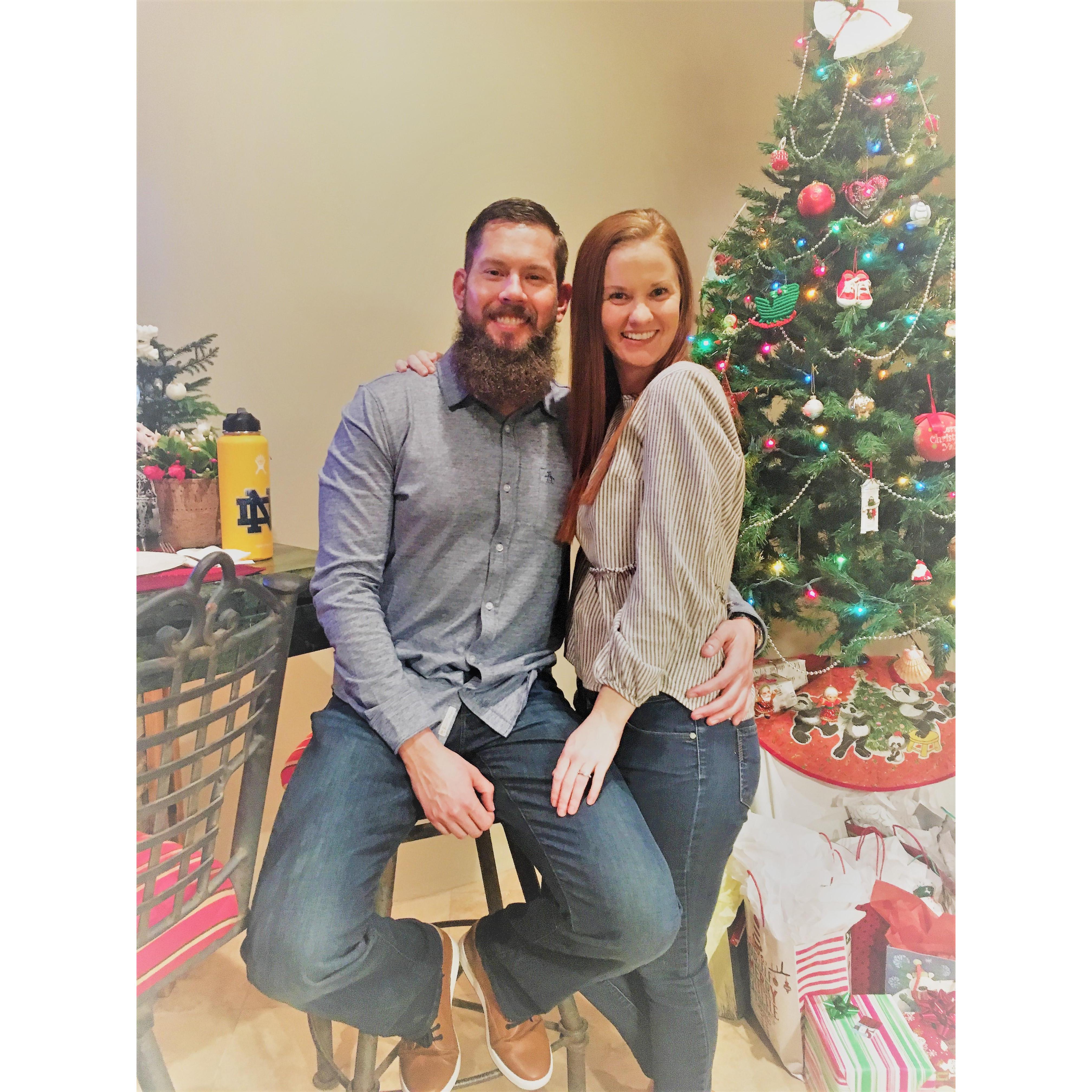 Our last Christmas as an engaged couple :)