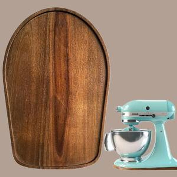 Wooden Slider Mat for KitchenAid Mixer