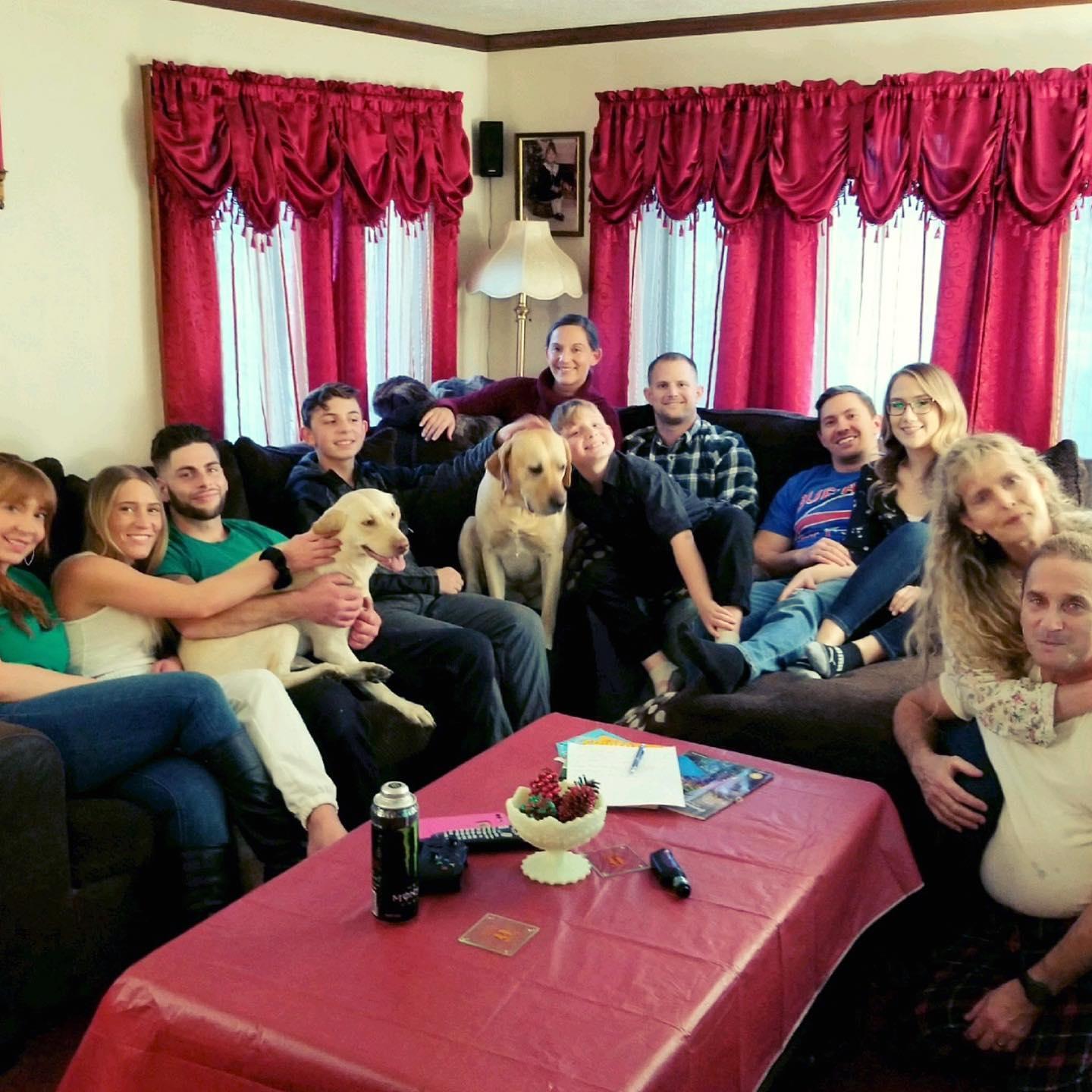 Celebrating Thanksgiving with the Frisillo family.