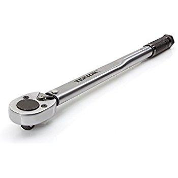 TEKTON 24335 1/2-Inch Drive Click Torque Wrench (10-150 ft.-lb./13.6-203.5 Nm)