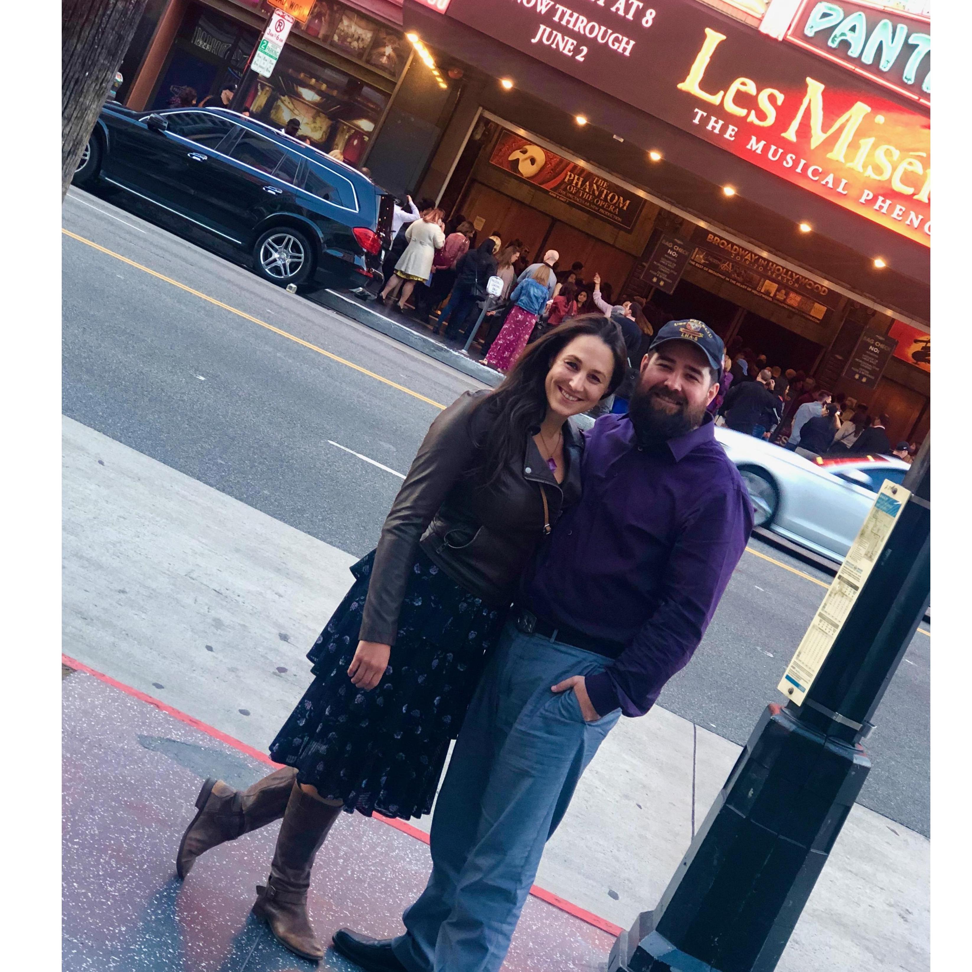 Lés Misérables at the Pantages Theatre May 2019! We LOVED it!
