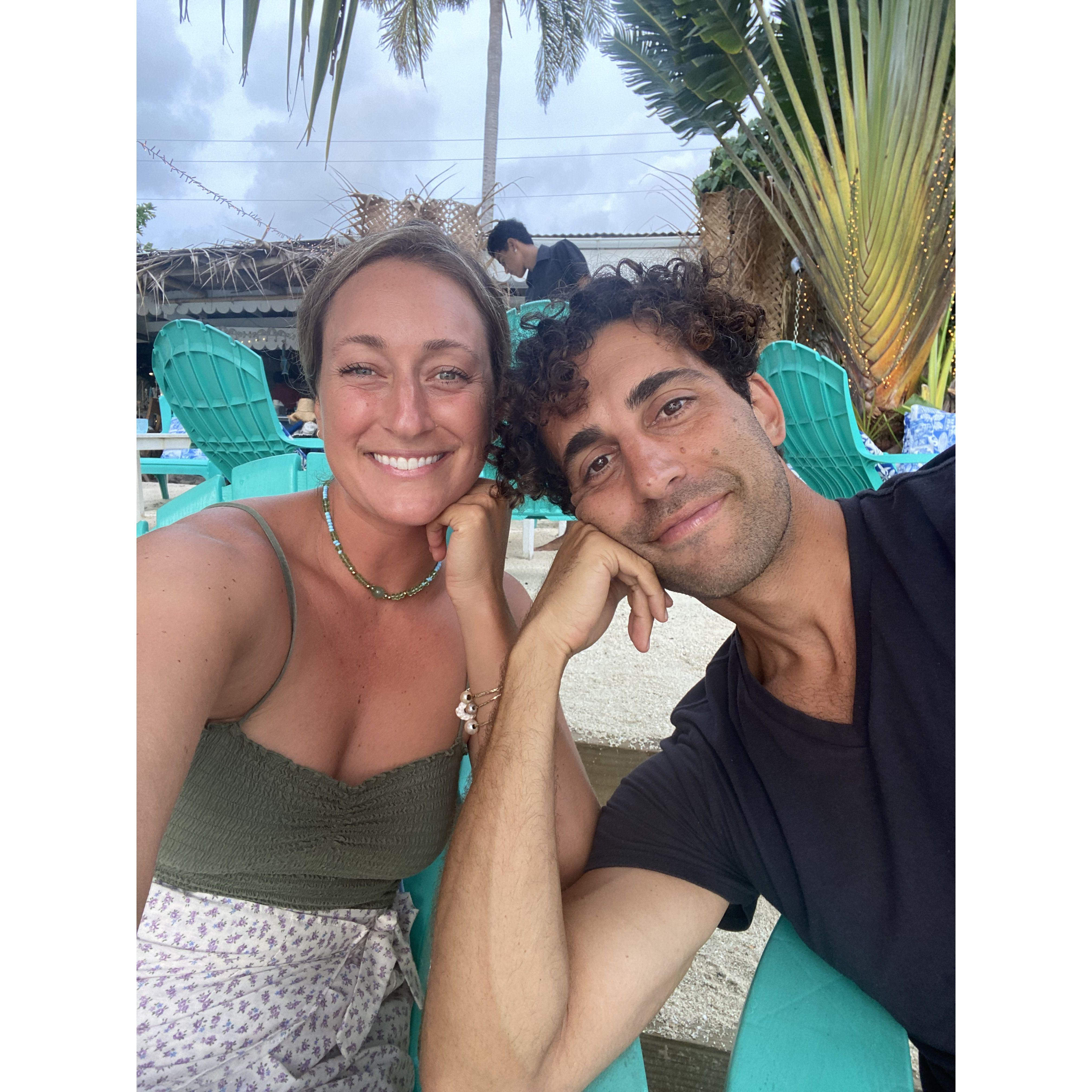 Fish & Blue, Raiatea
Our favorite restaurant in the world!