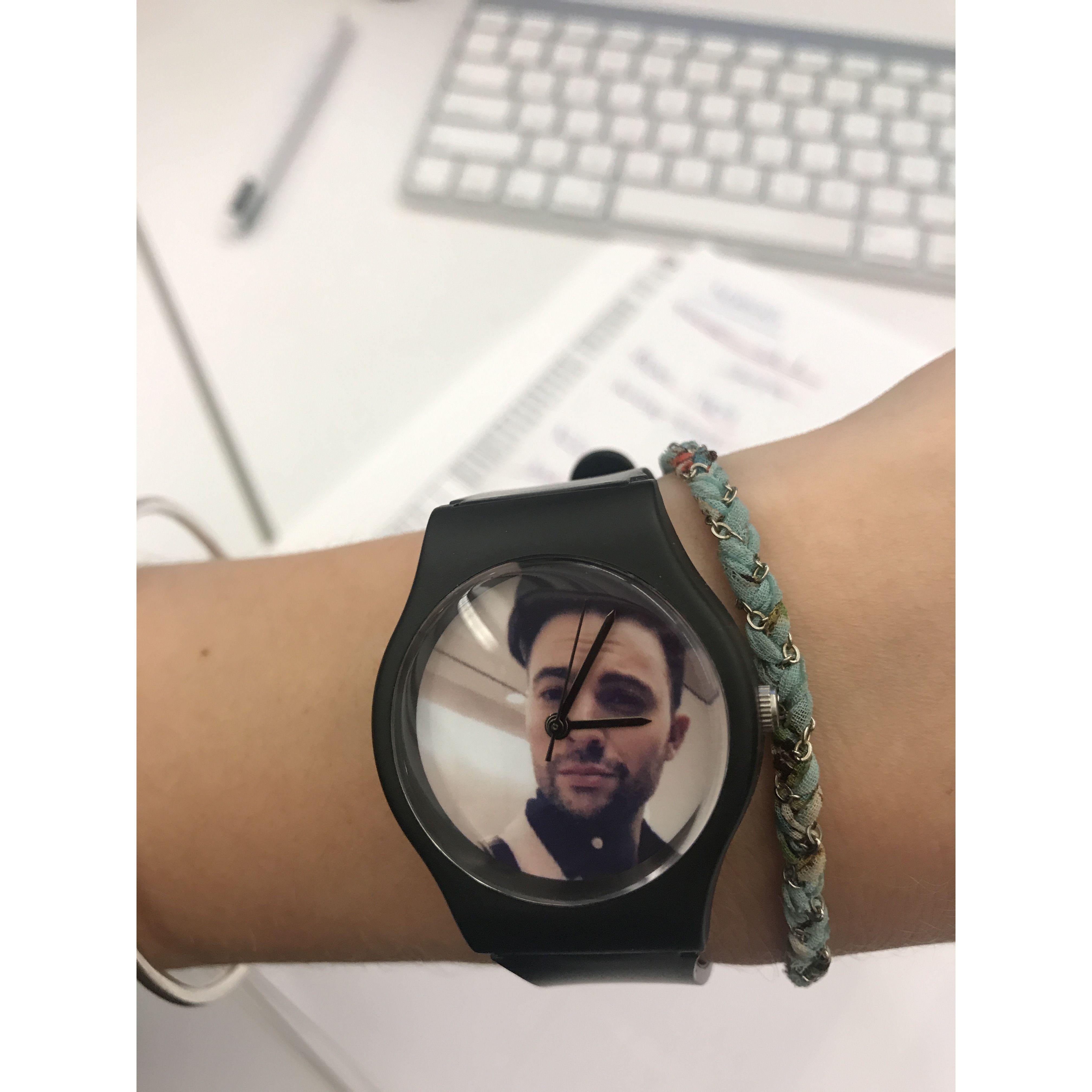 Maddie's watch w Devin's face 🙂