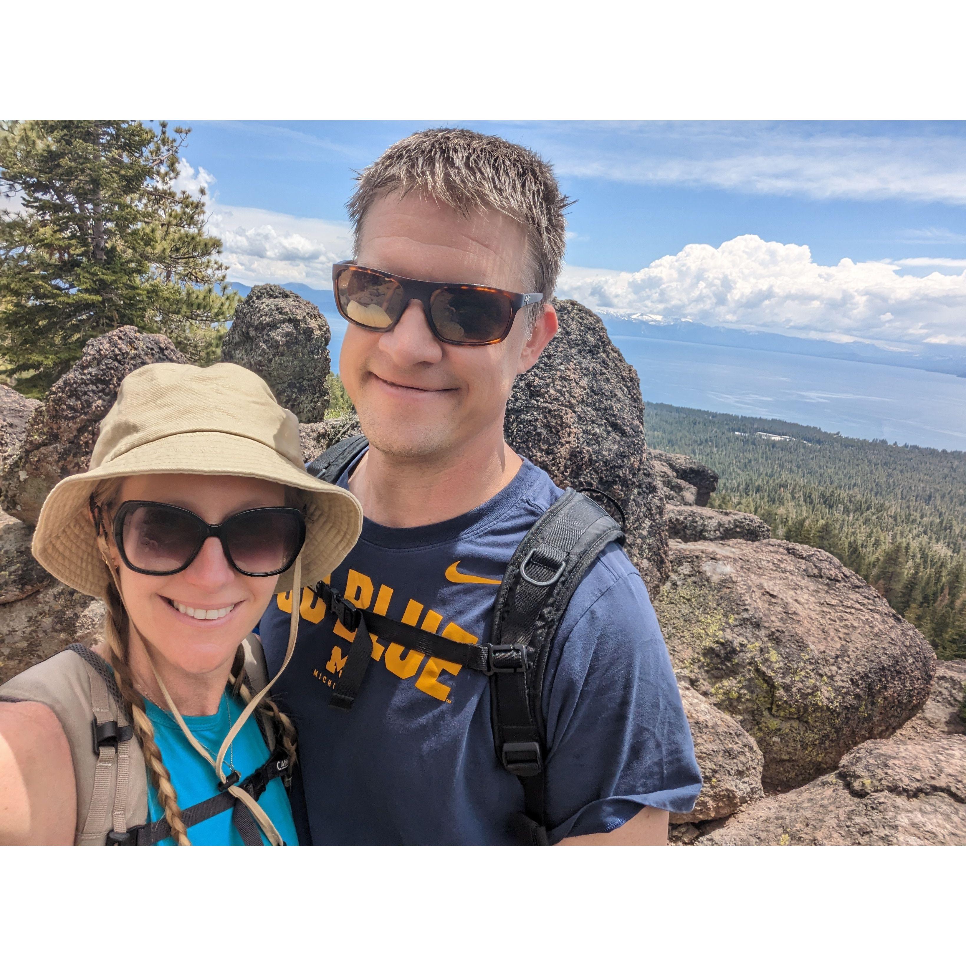 Hiking in our backyard :)