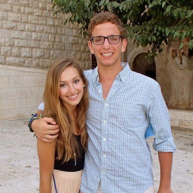 1st photo together: 
Jerusalem, 2012