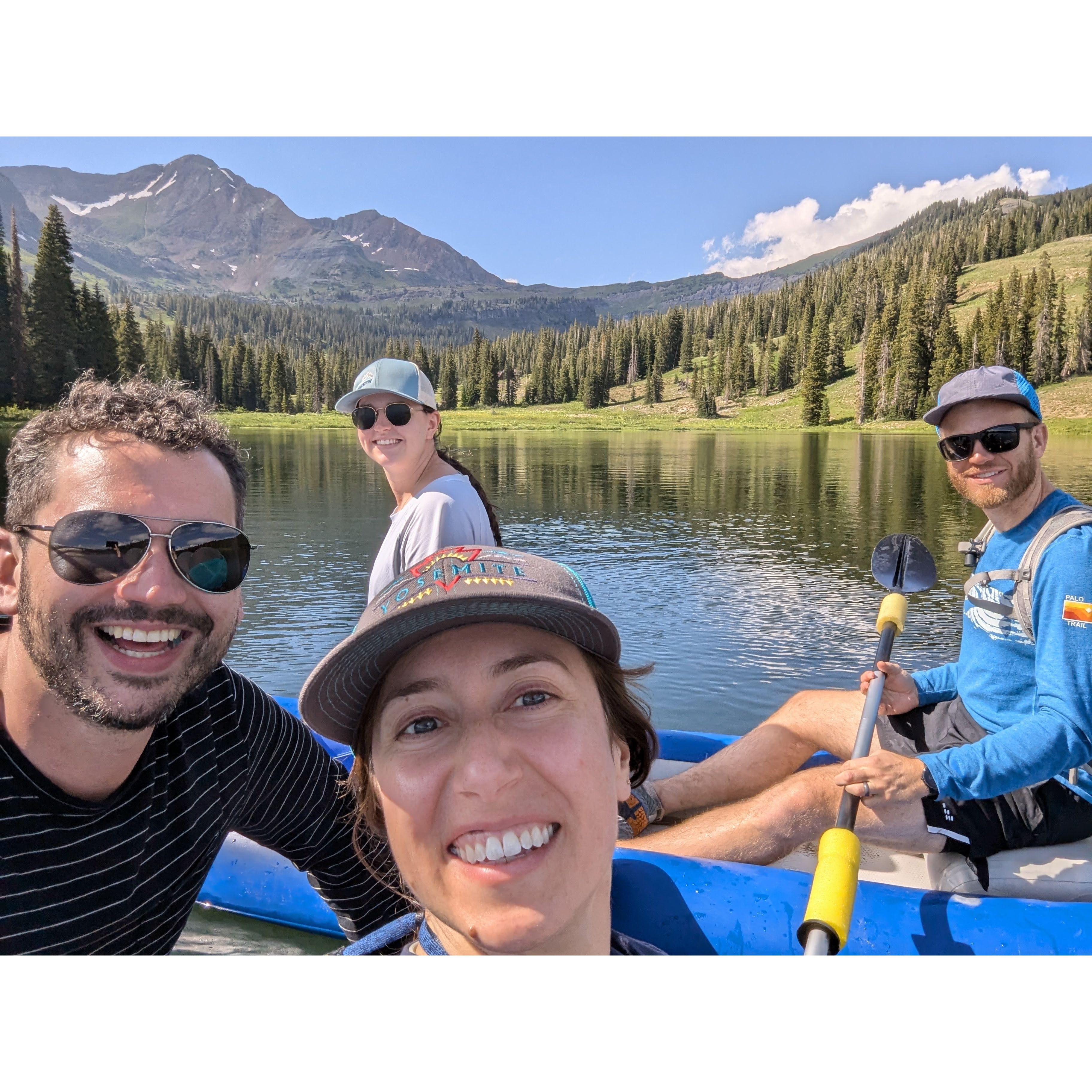 Kayaking with Howard and Lauren. Fun Fact: Howard's actual first/middle name is the same as Andrew's, Andrew Stephen!