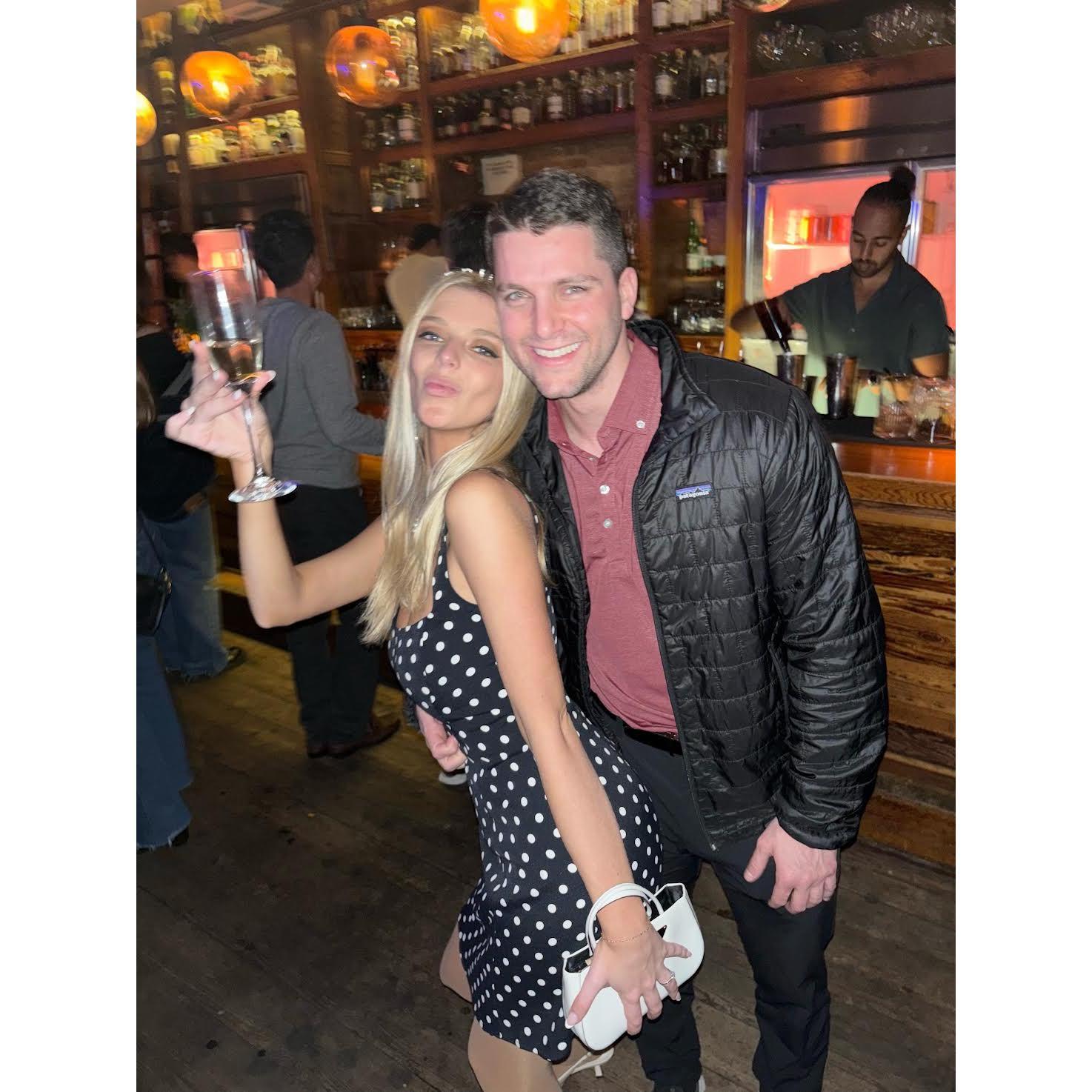 March, 2025- Jordan makes an appearance at Samantha's bachelorette party in Charleston
