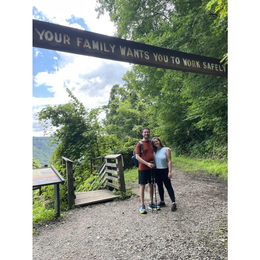 We're dying here from climbing 1000+ steps. Drew says never again and means it. Elana also says never again but would probably sign up to do it again.