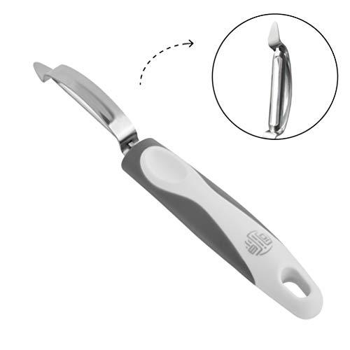 TongYuan Potato Peeler-Easy Controlled Grips Stainless Steel Swivel Peeler With Flexible Action