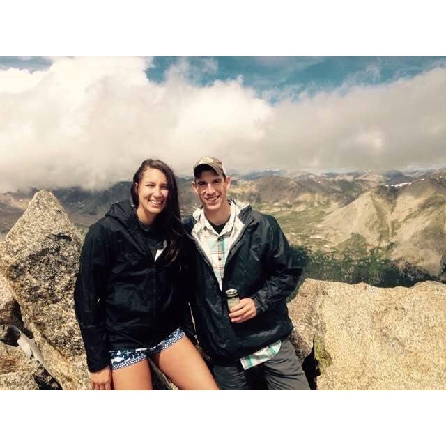 Our first ever joint 14-er in Colorado