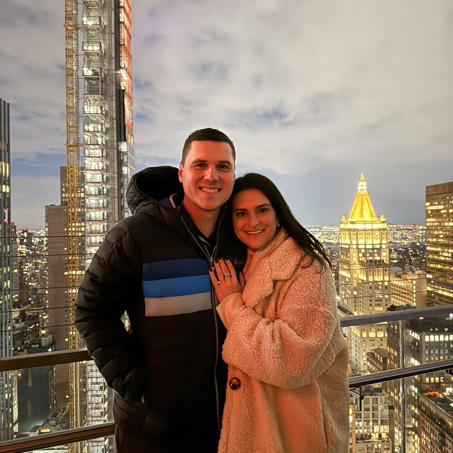 Engaged in NYC